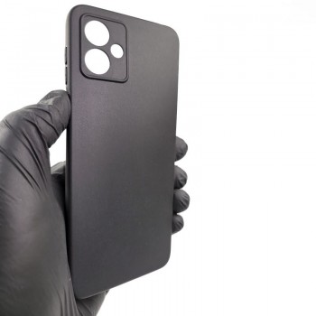 Silikoninis ploniausias dėklas - su kameros apsauga - juodas (Motorola Moto G14) Silikoninis ploniausias dėklas - su kameros apsauga - juodas (Motorola Moto G14)